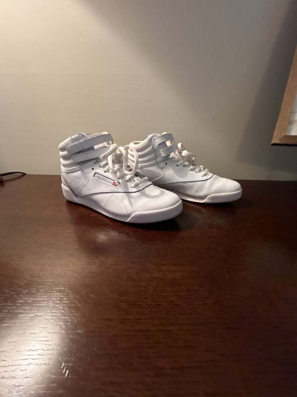 Reebok Freestyle Hi White High-Top Sneakers